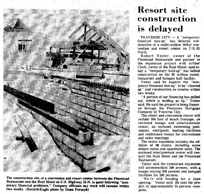 Pinestead Reef Resort (Reef Motel) - 1976 Construction Delay